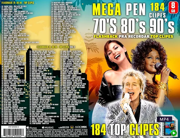 Mega Pen 70 80 90 Flashback - Coletânea de Videoclipes